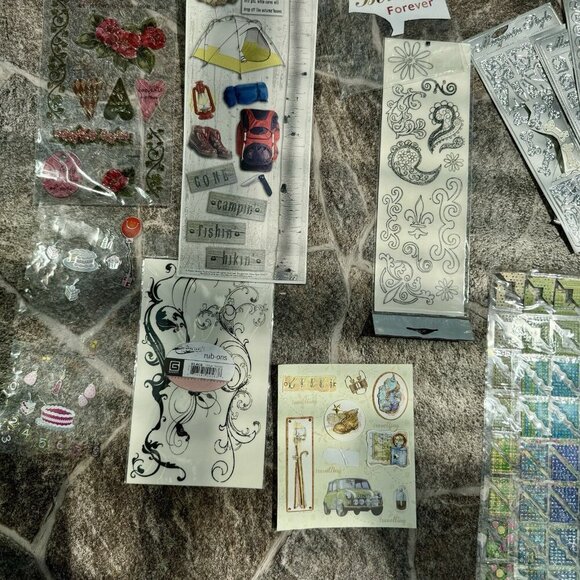 Lot Stickers And Rub Ons - Picture 8 of 12